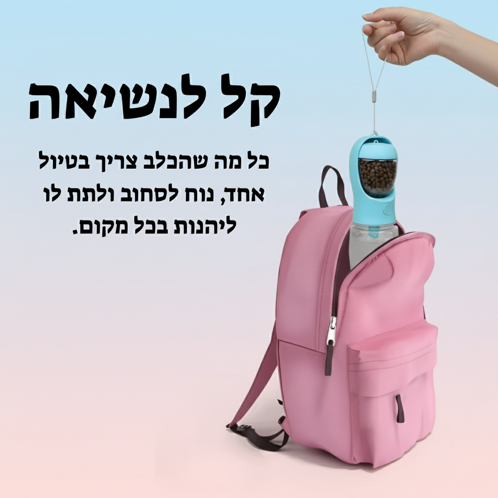 הבקבוק החכם לכלב-DRIZZI